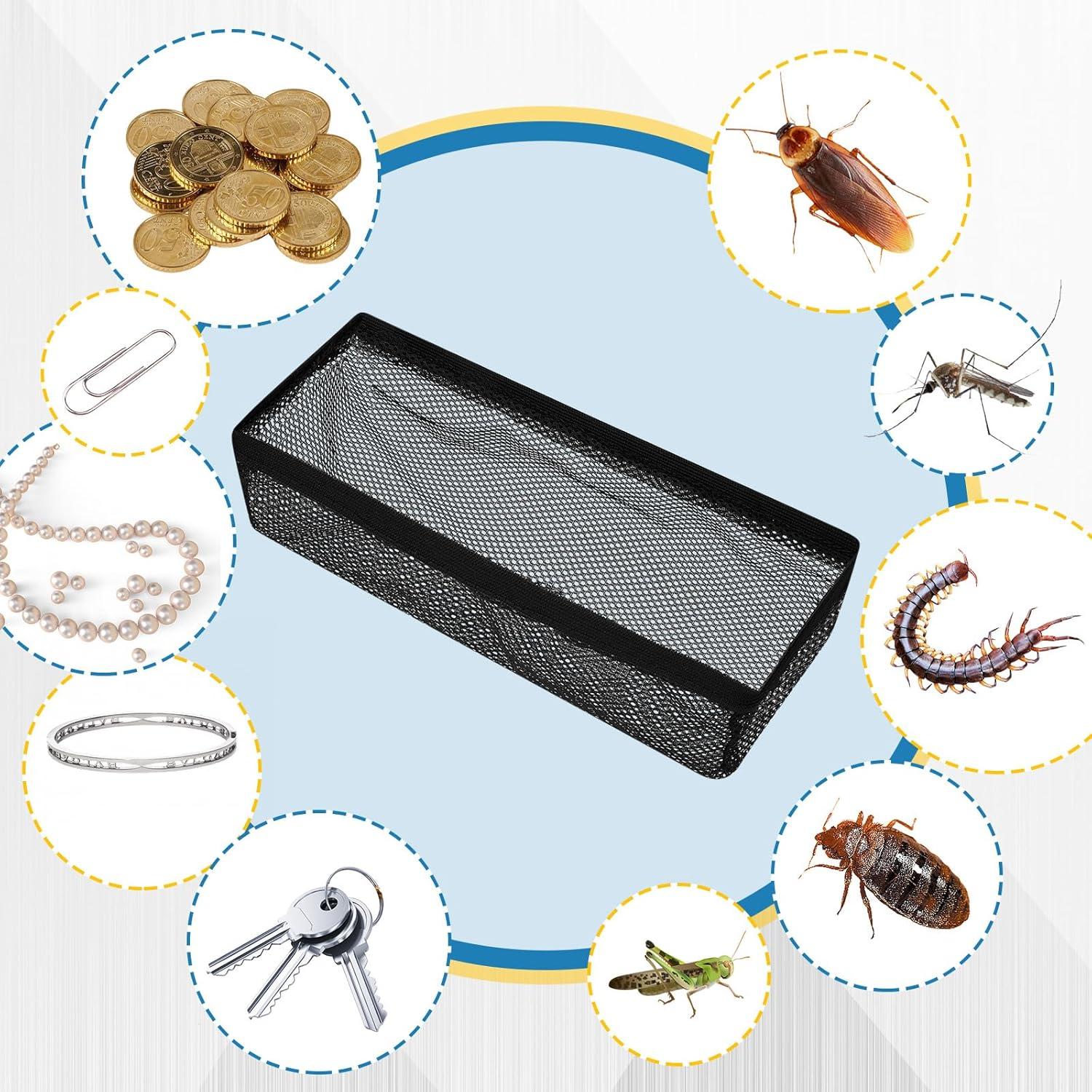 Zonon 6 Pcs Cubierta de Registro de Piso 10x25 cm Malla Ventilación