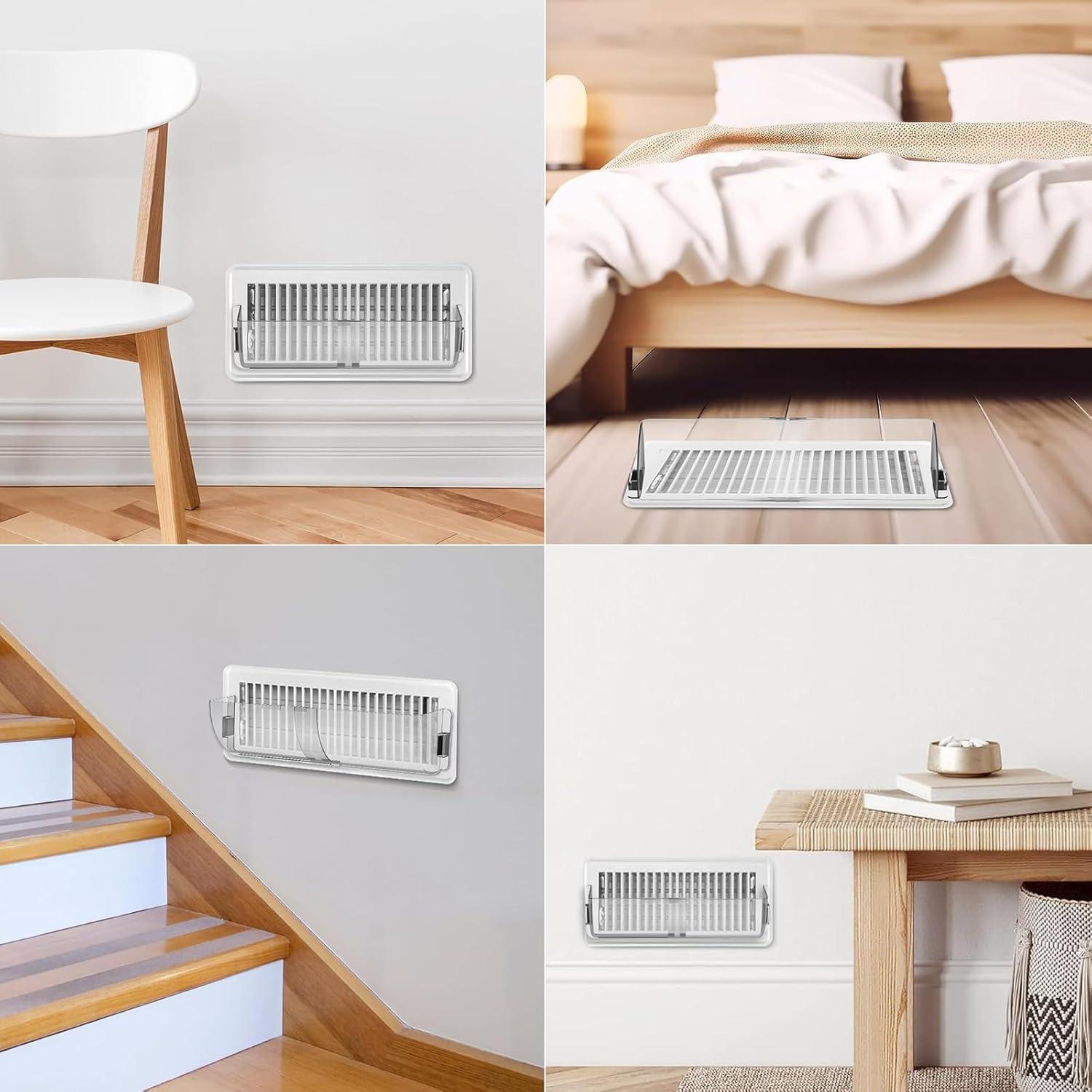 Deflector de Aire Ajustable CH24globall Claro 2Pack 25.4-35.6 cm