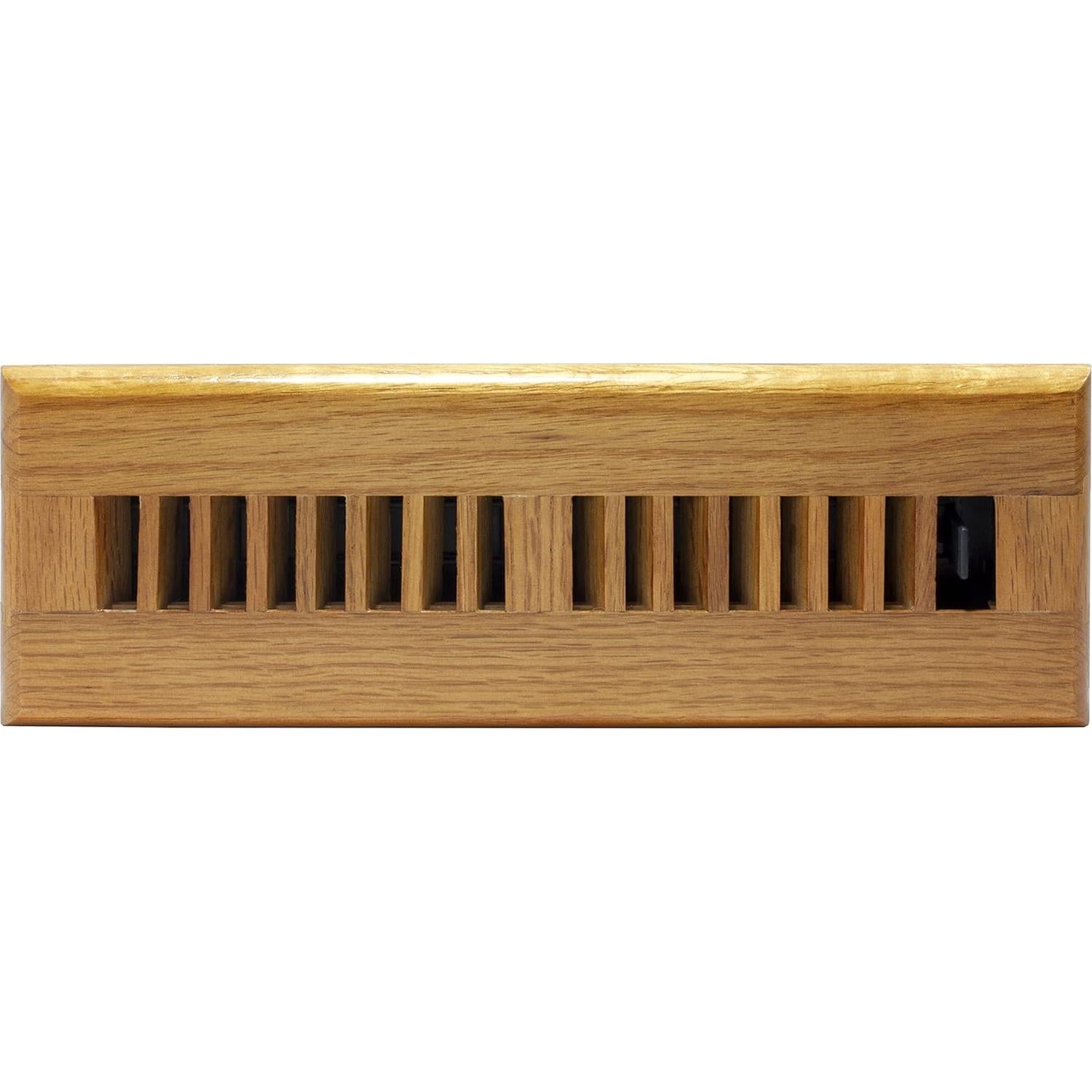 Rejilla de Piso Louvered de Madera Decor Grates 5x30.5 cm Roble