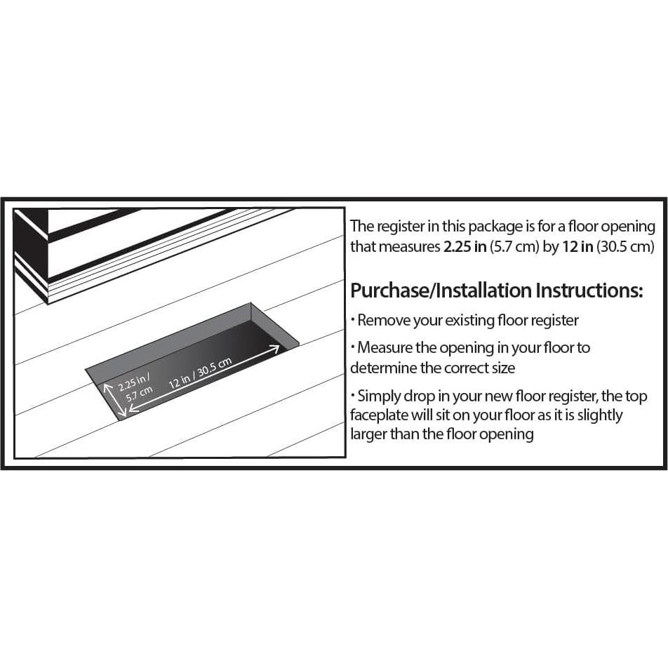 Rejilla de Piso Louvered de Madera Decor Grates 5x30.5 cm Roble