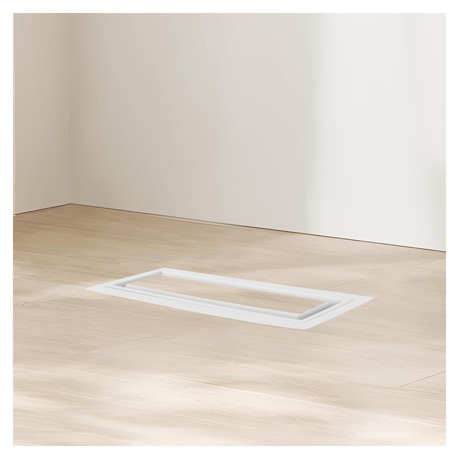 Registro de Piso Ventilación Moderna Zion 29x7.6cm Blanco
