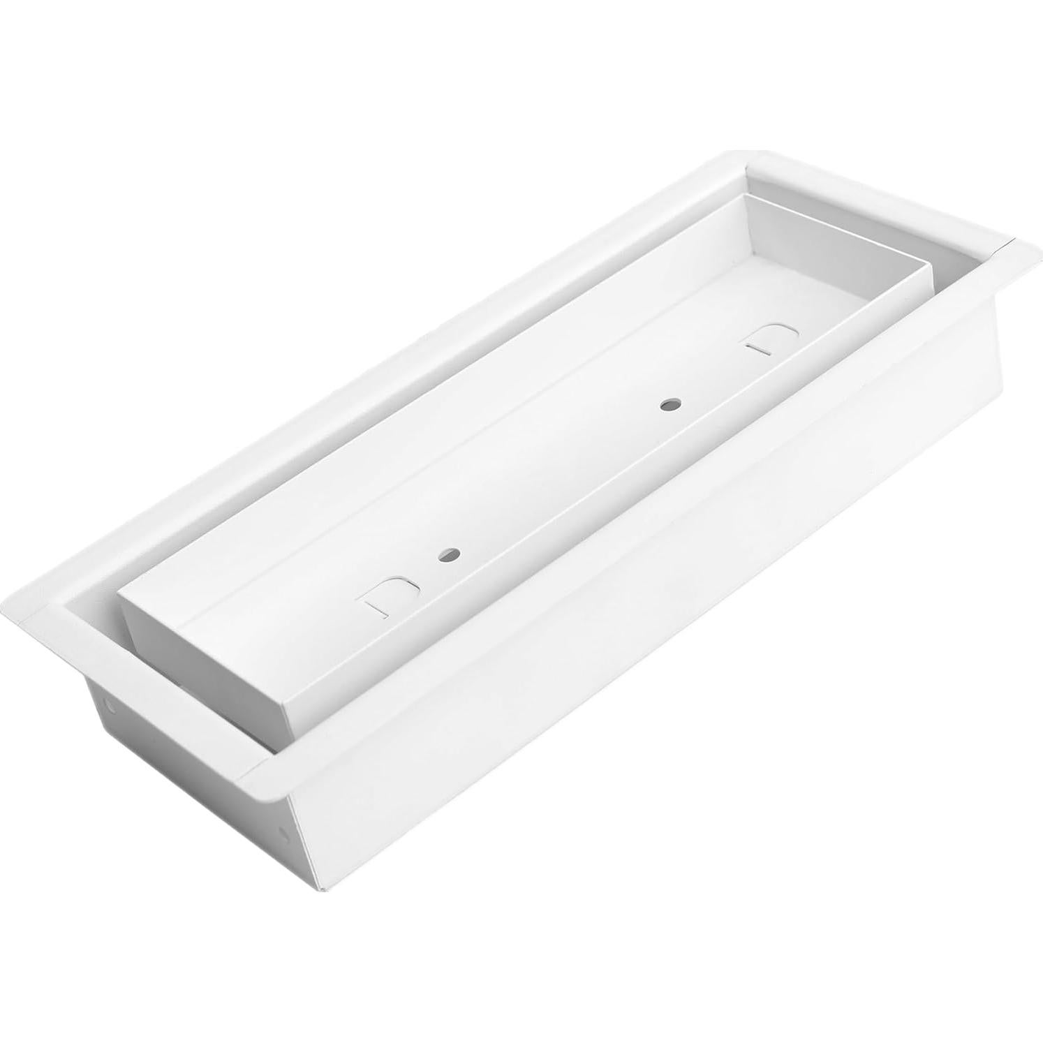 Registro de Piso Ventilación Moderna Zion 29x7.6cm Blanco