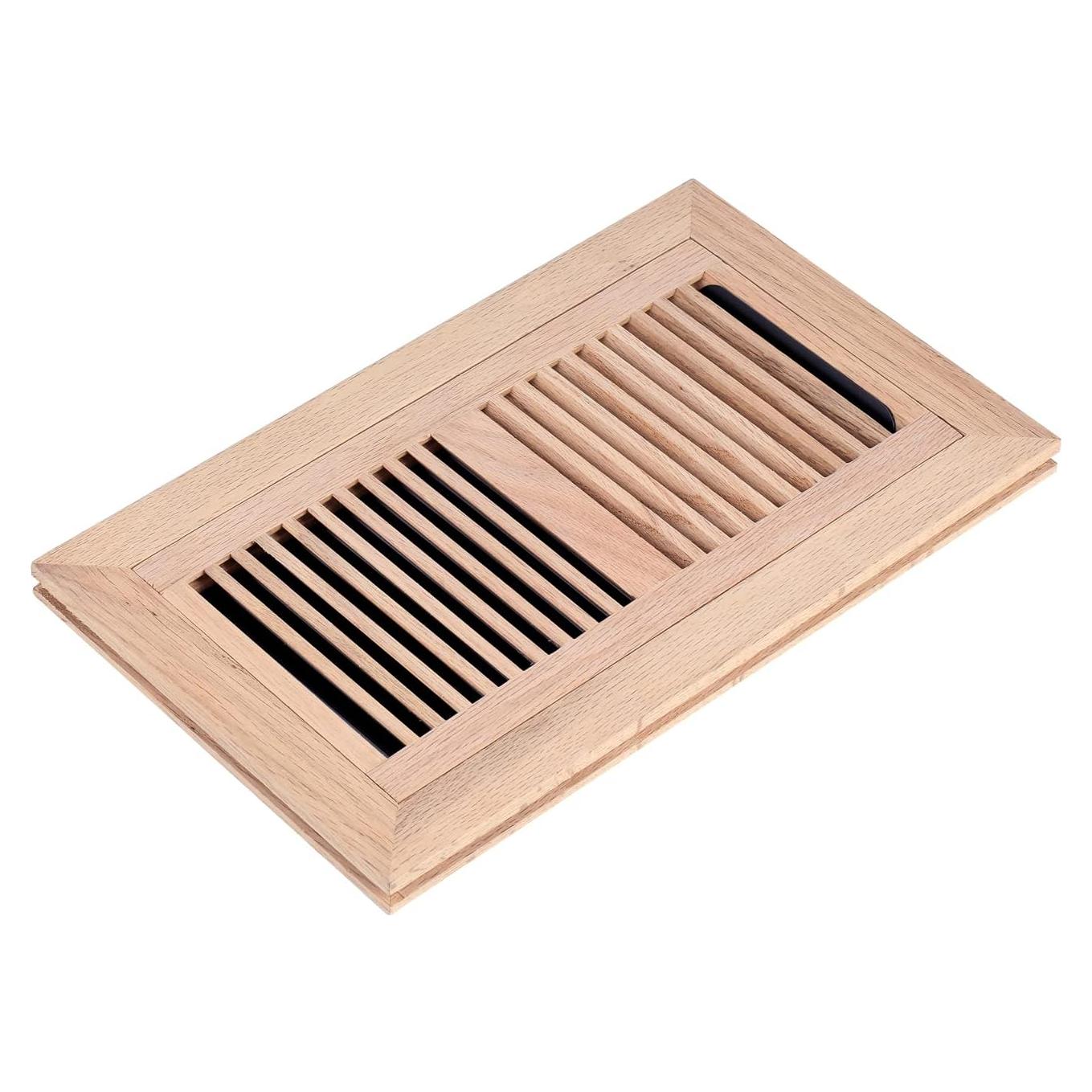 Registro de Piso Empotrado Homewell 6x12" Roble Rojo Sin Acabado