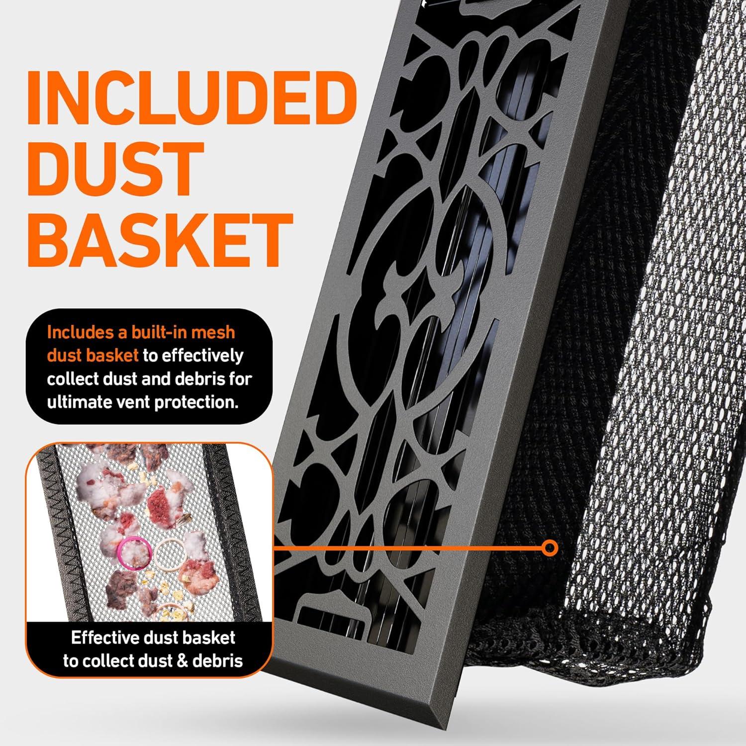 Cubierta de Ventilación de Piso Home Intuition 2x14 cm Gris