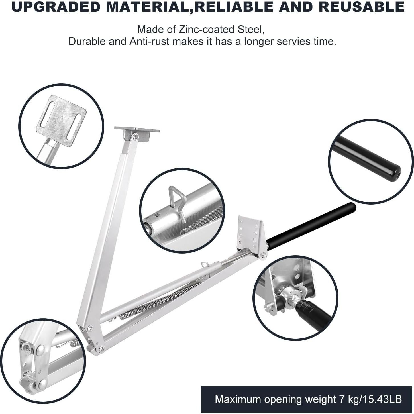 Abridor Automático de Ventilación JINGOU para Invernadero 2 Piezas