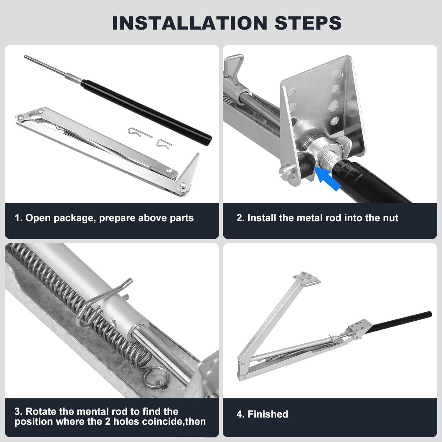 Abridor Automático de Ventilación JINGOU para Invernadero 2 Piezas