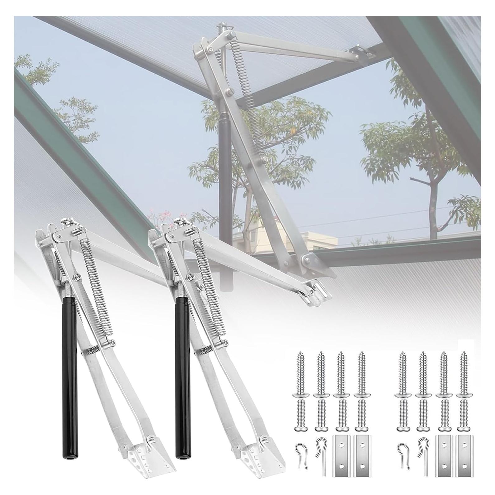 Kit 2 Abridores de Ventana Automáticos Yziixi para Invernadero