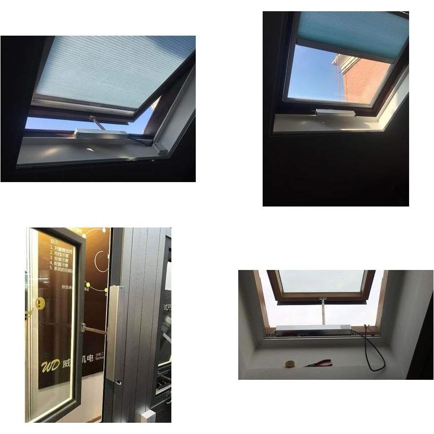 Abridor de Ventana Eléctrico Olideauto SD300 30 cm Gris