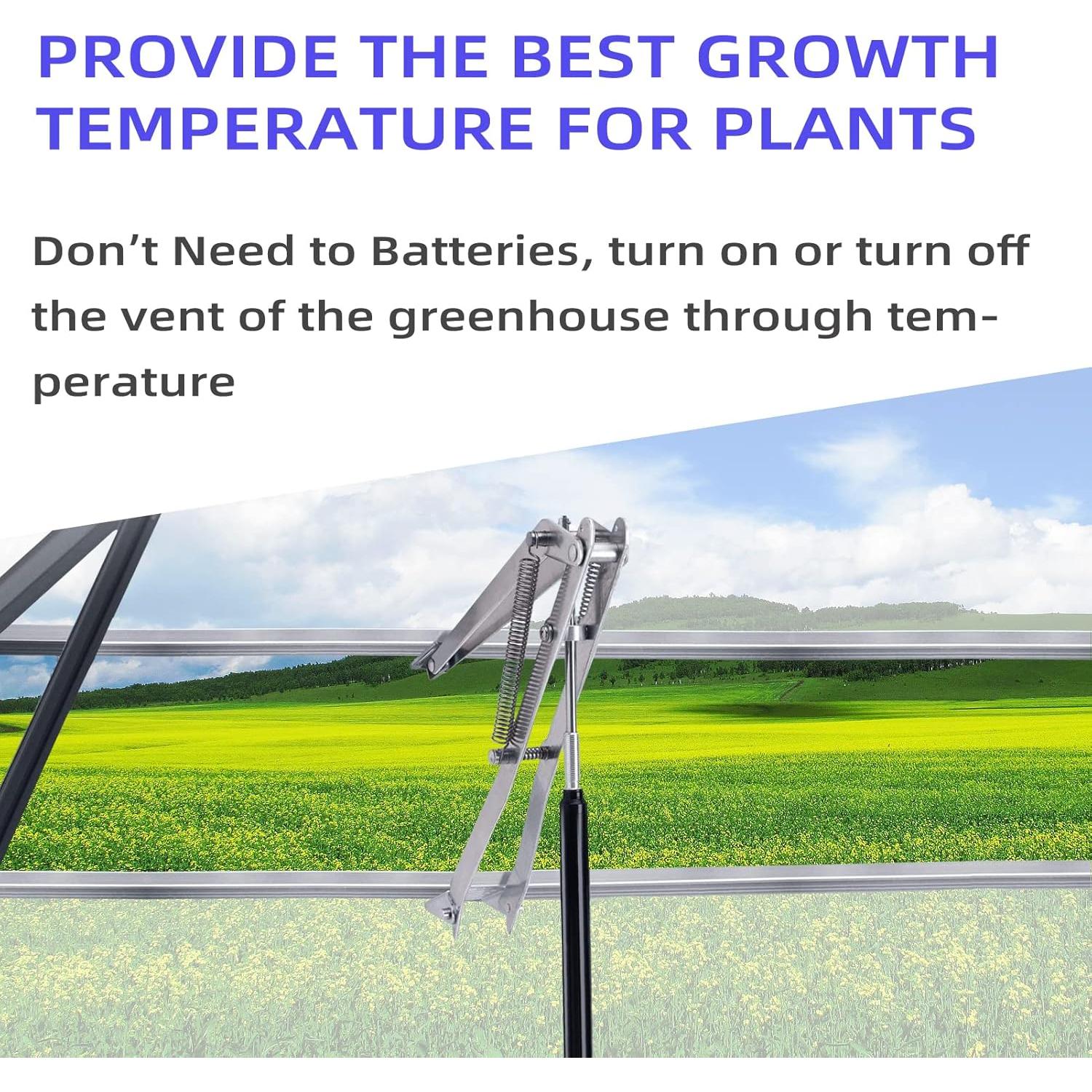 Abridor Automático de Ventana de Invernadero KOXXUD 15 kg