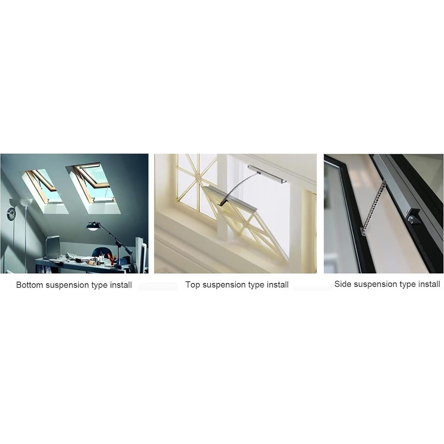 Abridor de Ventana Eléctrico Olideauto AM56-AC Ajustable 10-40cm