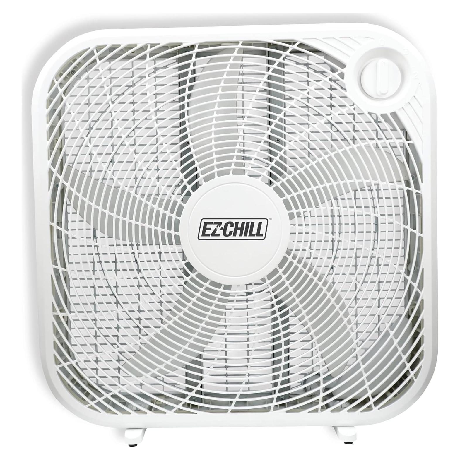 Ventilador de Caja EZ-CHILL 20" (50.8 cm) 3 Velocidades Blanco
