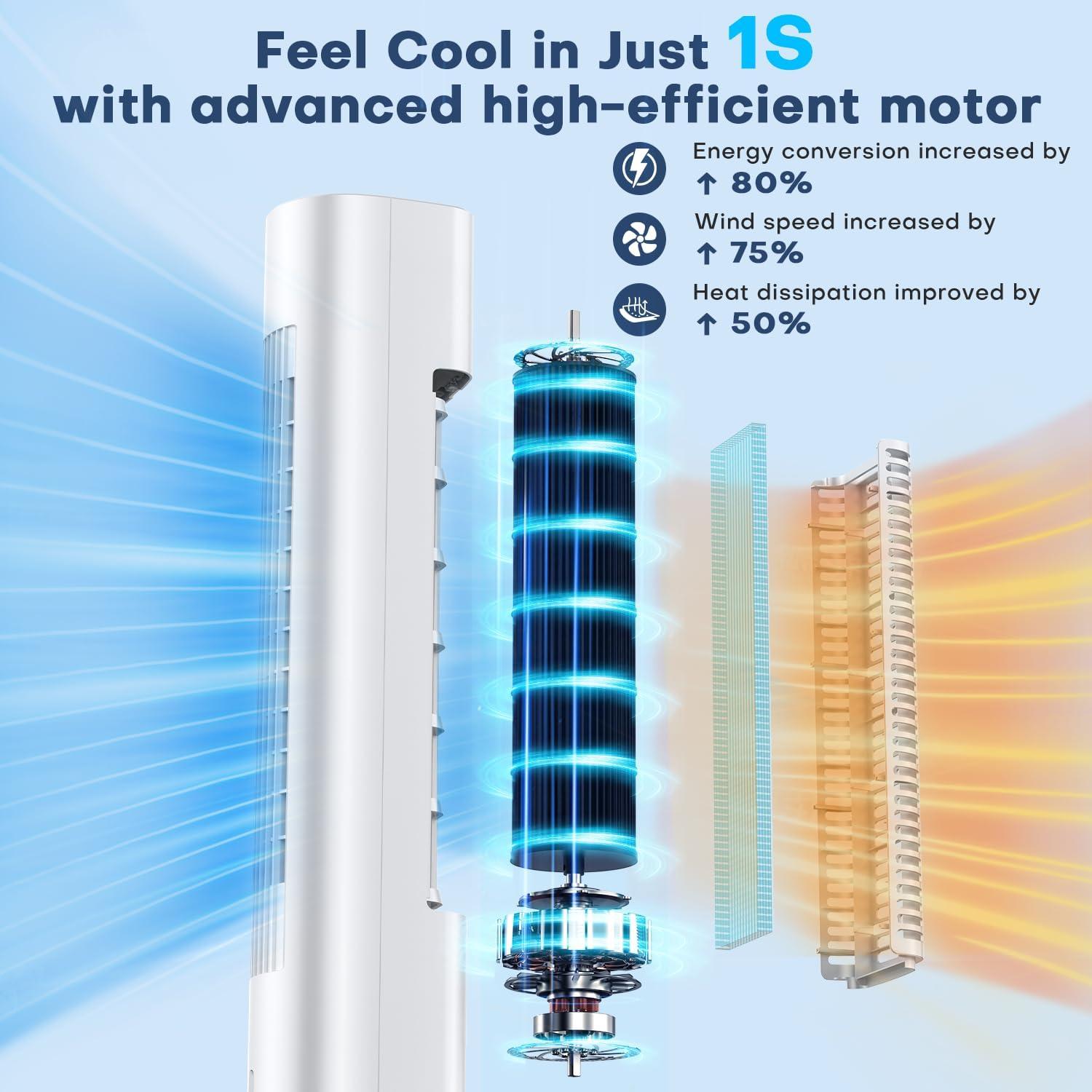 Enfriador de Aire Evaporativo MYICY TS03Y 89 cm 3 en 1 50W