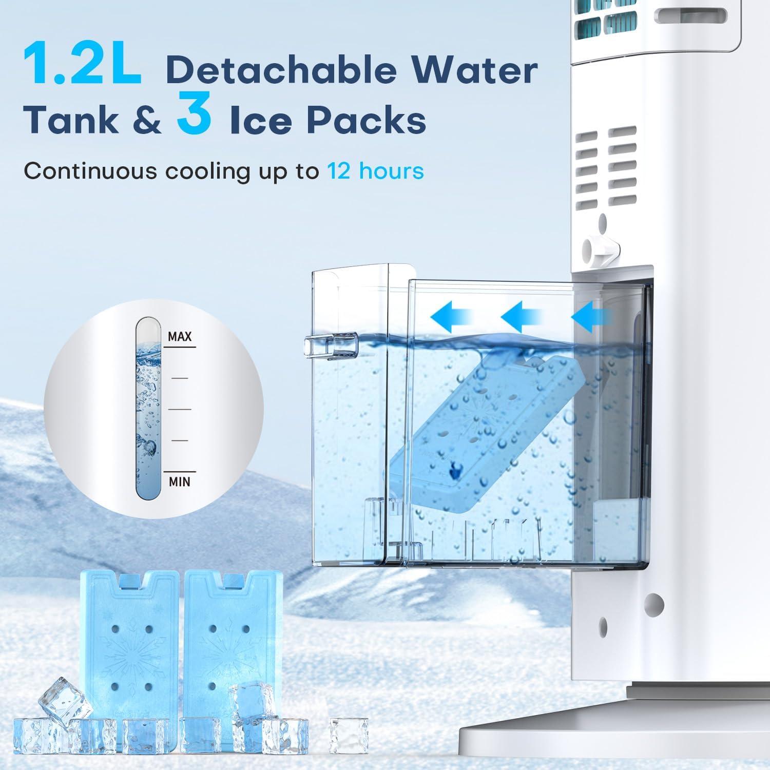 Enfriador de Aire Evaporativo MYICY TS03Y 89 cm 3 en 1 50W