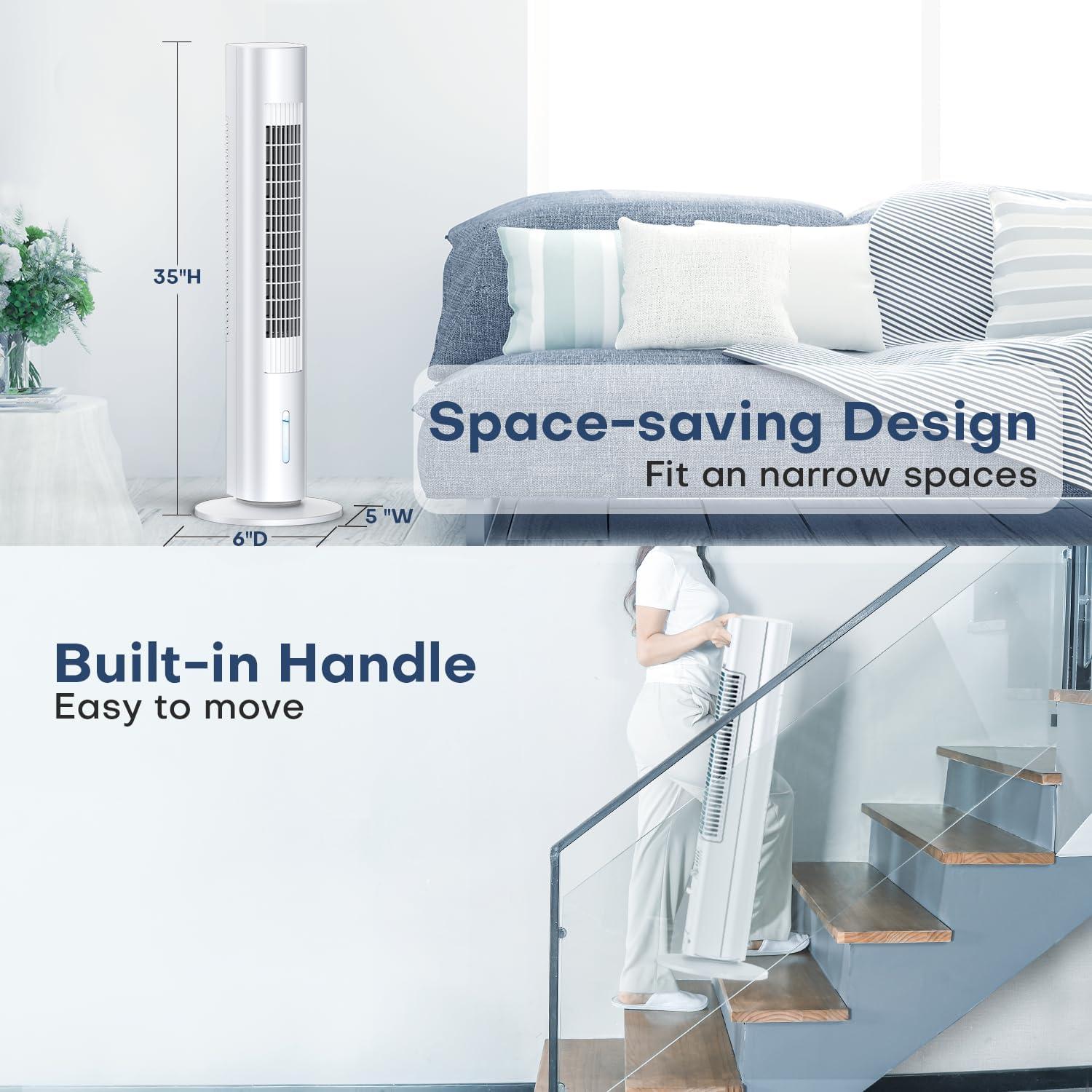 Enfriador de Aire Evaporativo MYICY TS03Y 89 cm 3 en 1 50W