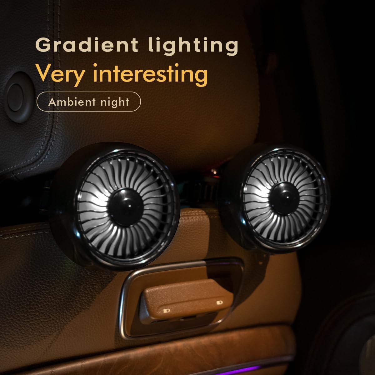 Ventilador de Coche Portátil XTryfun FE052 USB 3 Velocidades