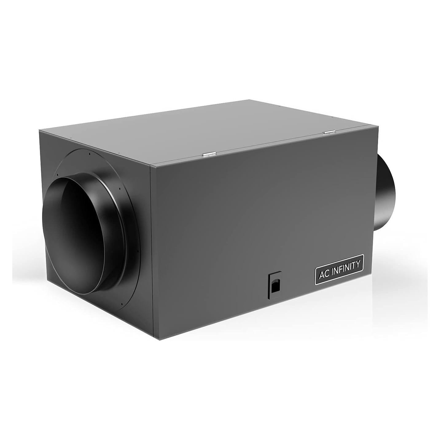 Caja de Filtro Inline AC Infinity 20.3 cm con Filtro MERV