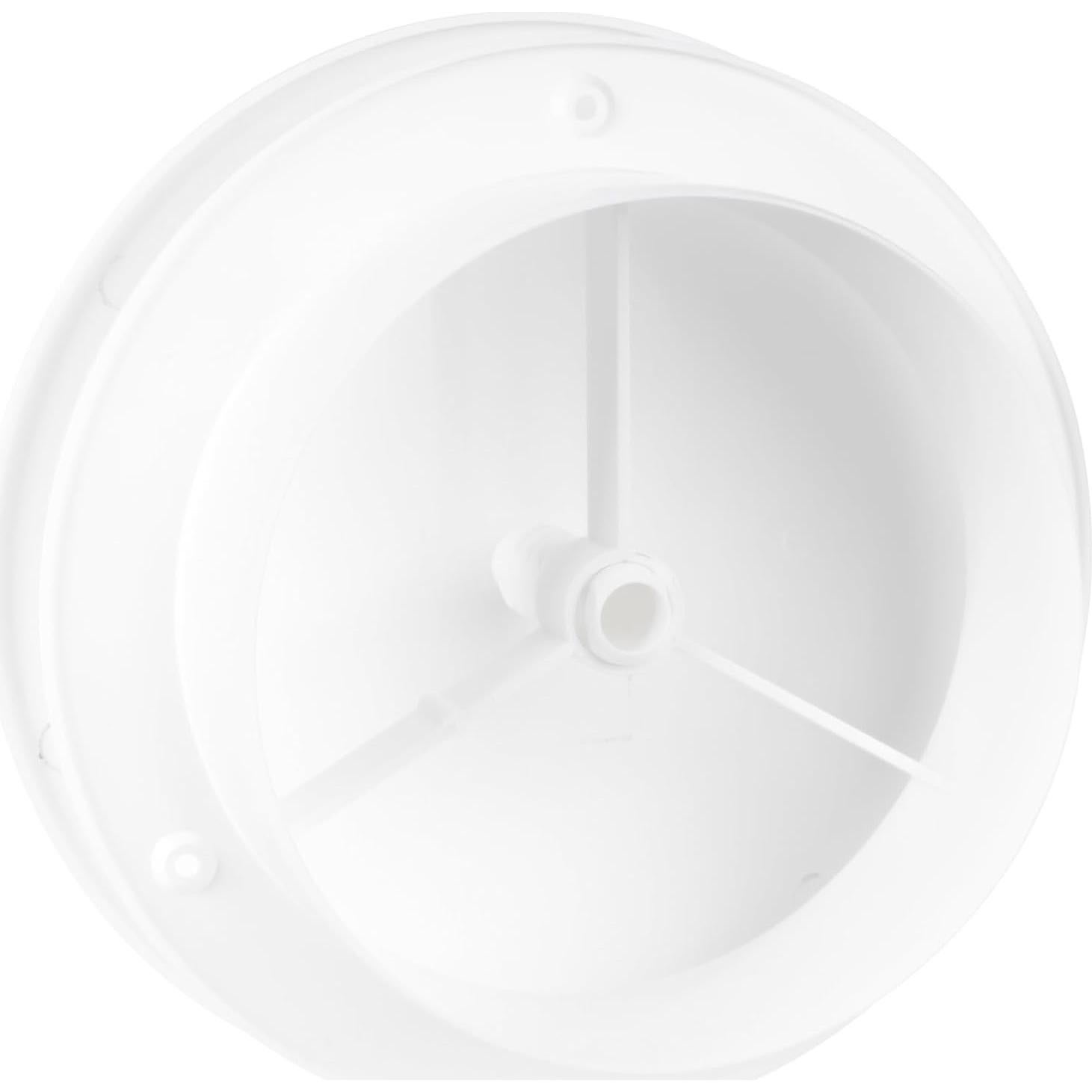 Difusor de Aire Circular 15.24 cm Vent Systems - Plástico Blanco Ajustable