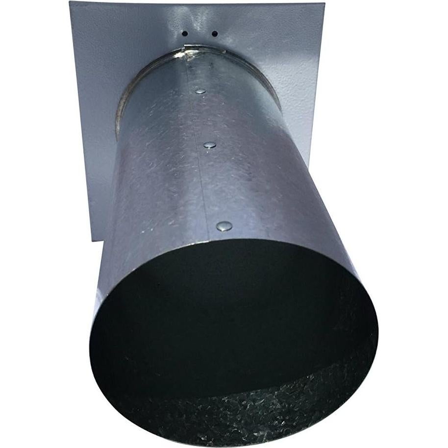 Tapa de Ventilación de Pared Vent Works 10 cm Acero Blanco