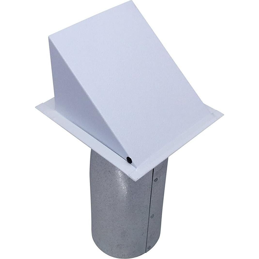 Tapa de Ventilación de Pared Vent Works 10 cm Acero Blanco
