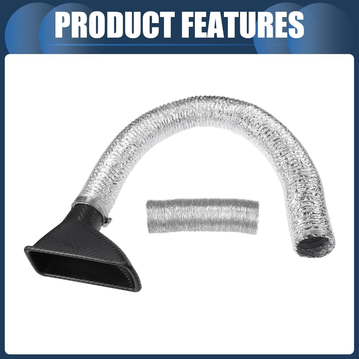 Conducto de Aire de Freno Cuadrado INFINAUTO Universal 230g