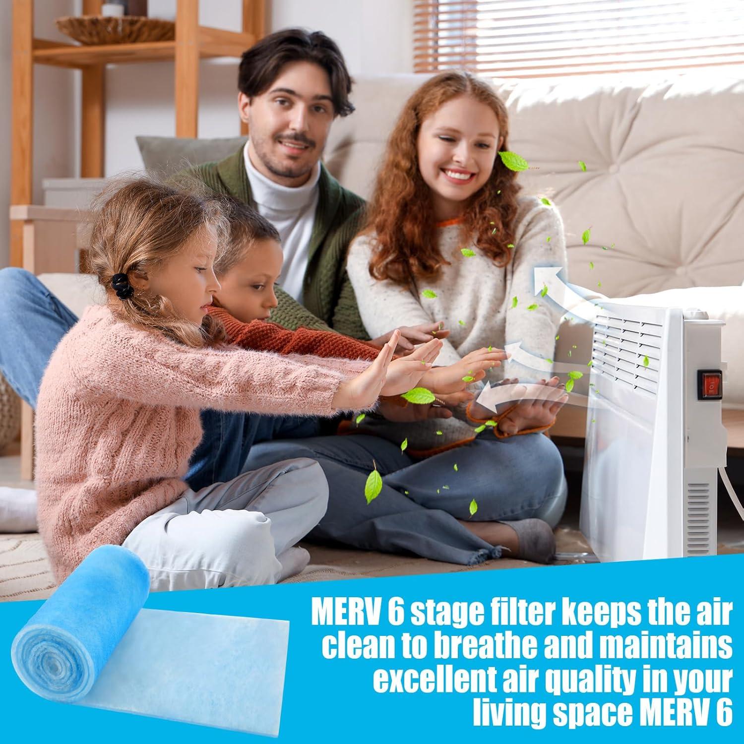 Filtro de Ventilación de Aire Frienda 30.48x300 cm MERV 6 Lavable