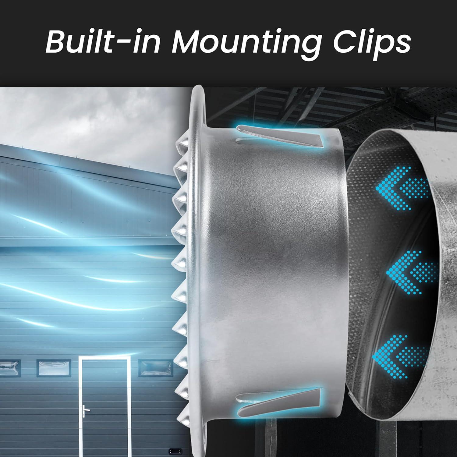 Repa Market 10 Inch Aluminum Louver Vent Cover/Wall or Duct Mount Exhaust and Intake Air Grille with Built-in Steel Mesh Screen/Exterior Duct Termination Vent/Universal Aluminum Soffit Vents