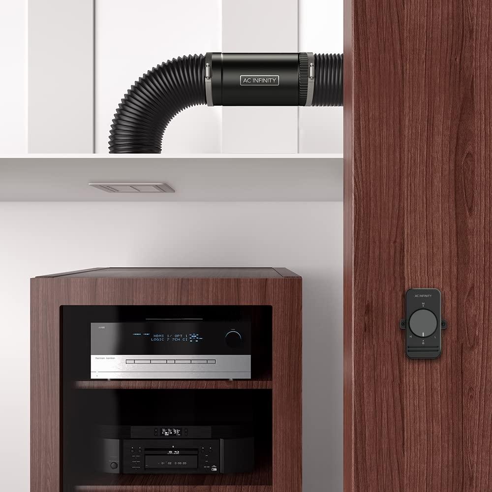 Ventilador de Conducto AC Infinity RAXIAL S4 4" con Controlador