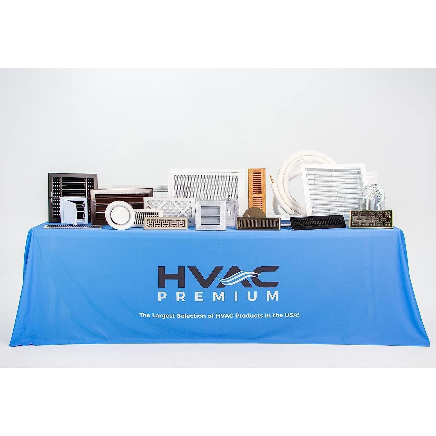 Rejilla de Aire de Retorno HVAC Premium 10x10 cm Blanca