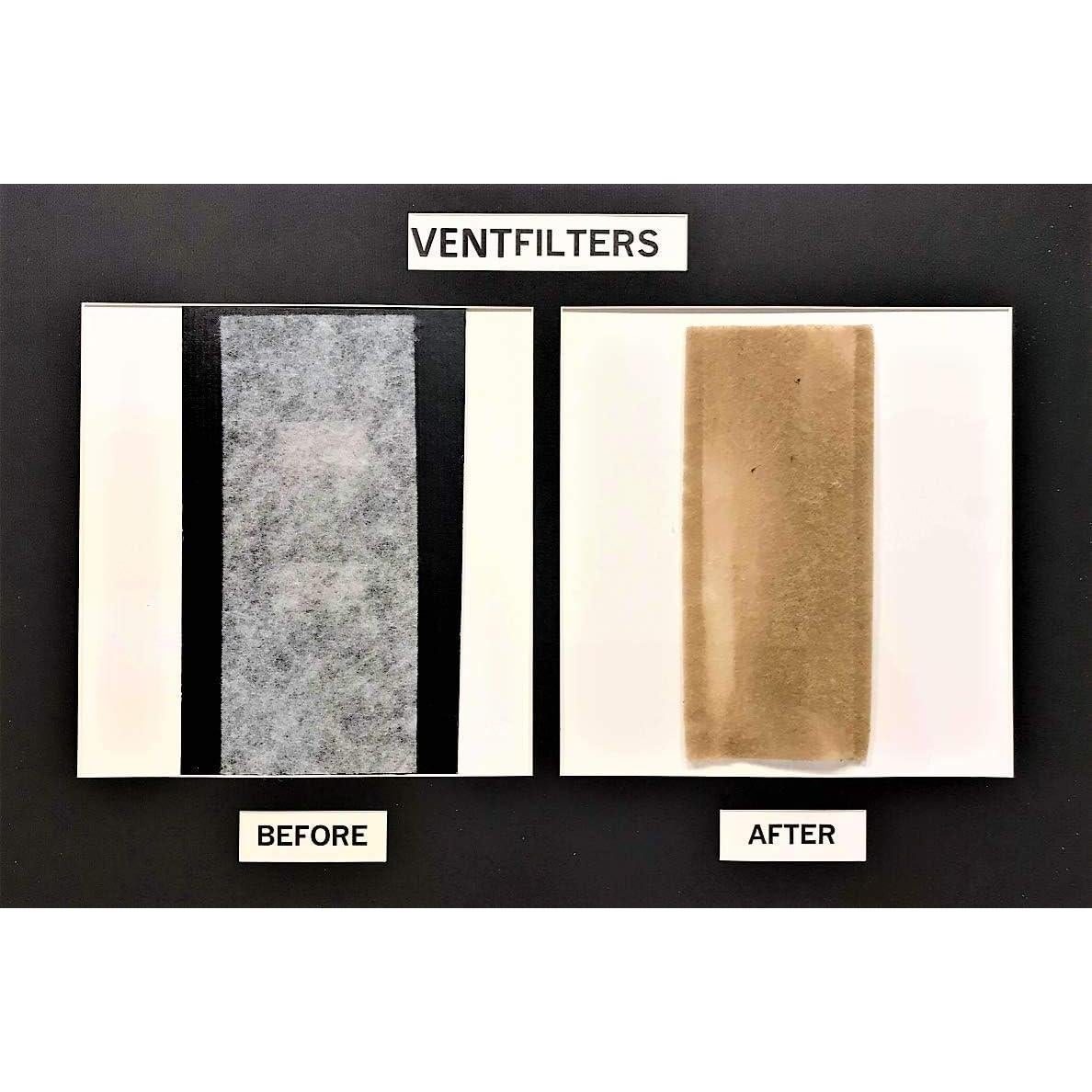 Filtros de Ventilación Todo Limpio 48 Piezas 10x25 cm