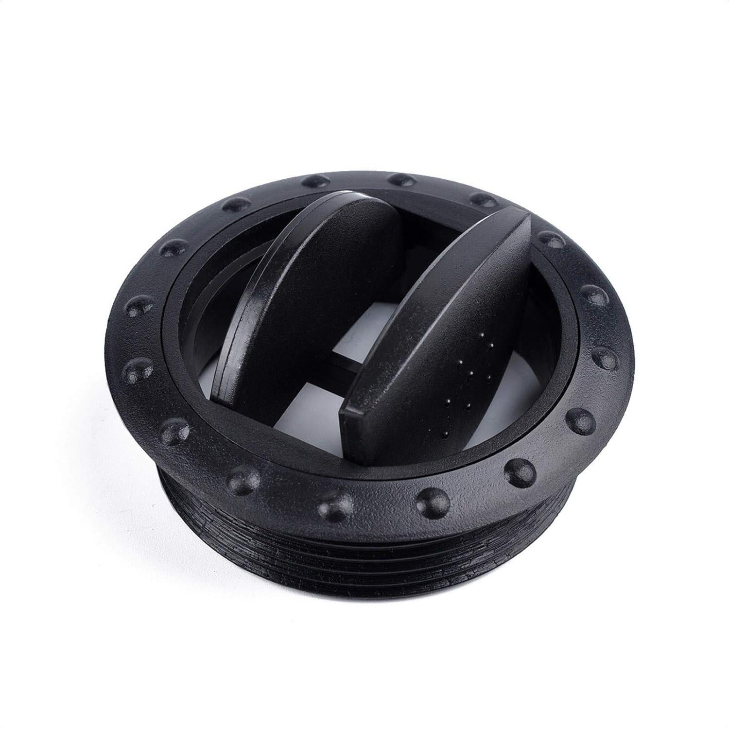 Deflector de Aire Acondicionado ALEOED 60mm 2 Piezas Negro