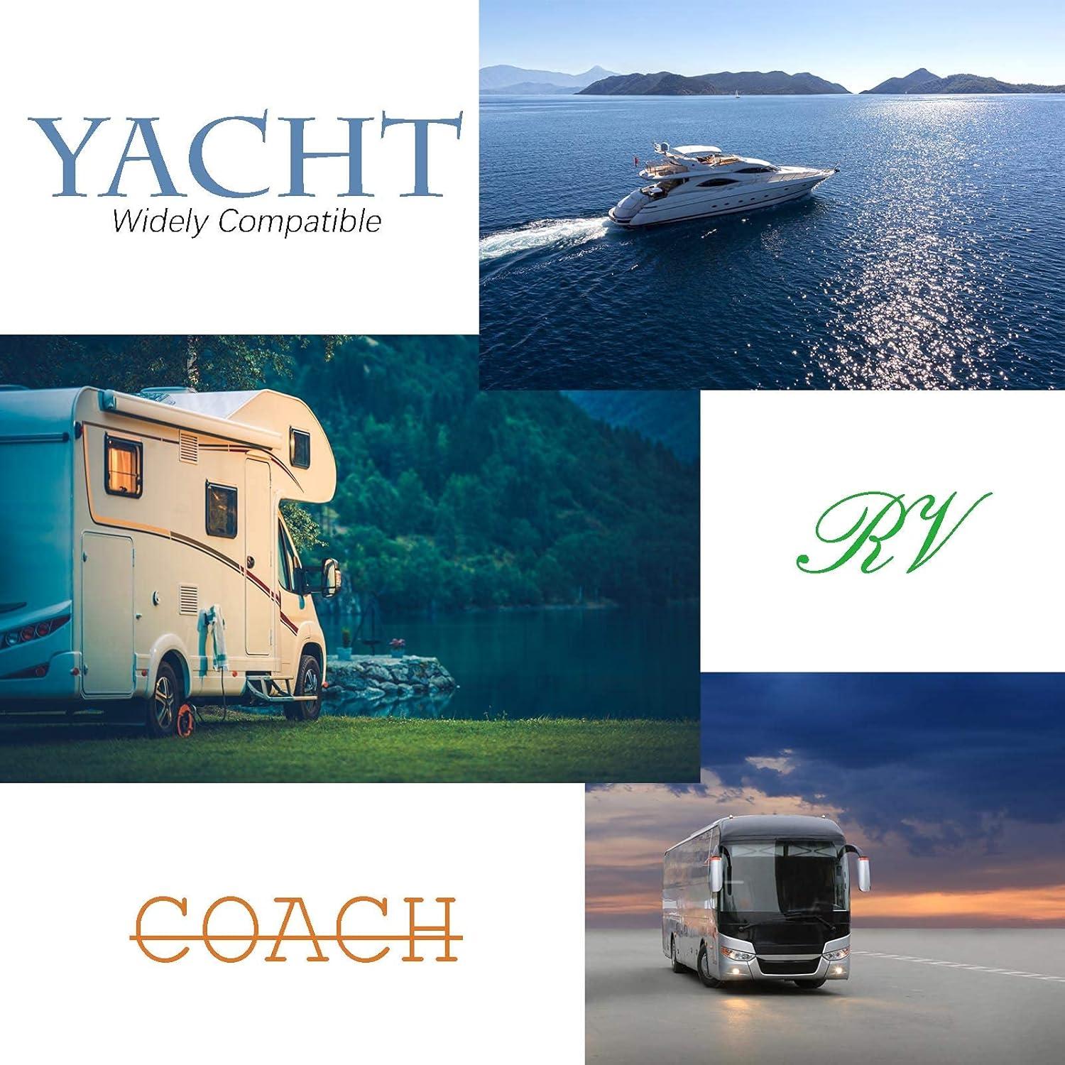 Deflector de Aire Acondicionado ALEOED 60mm 2 Piezas Negro