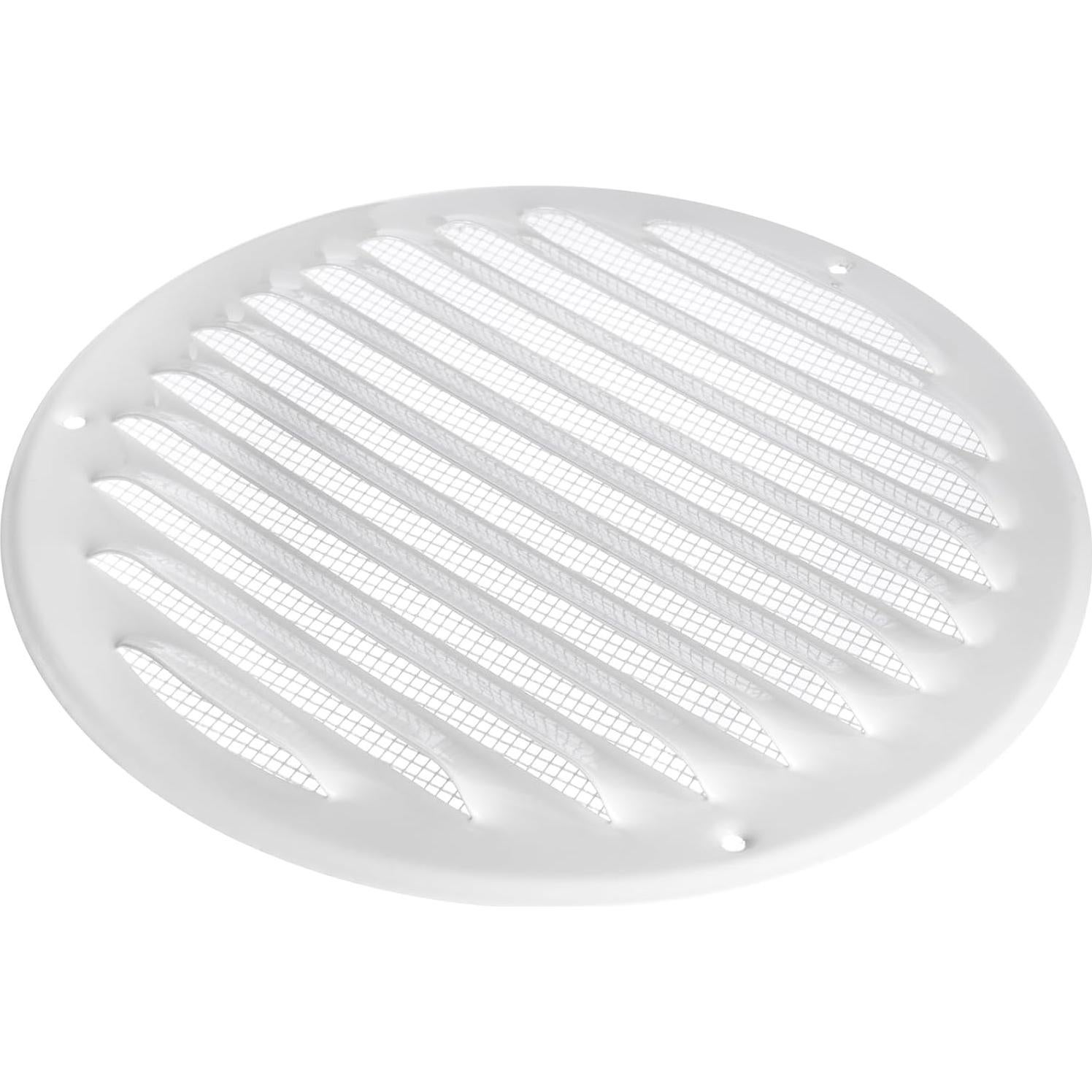 Rejilla de Ventilación Redonda 6" Vent Systems - Paquete de 2 - Blanco