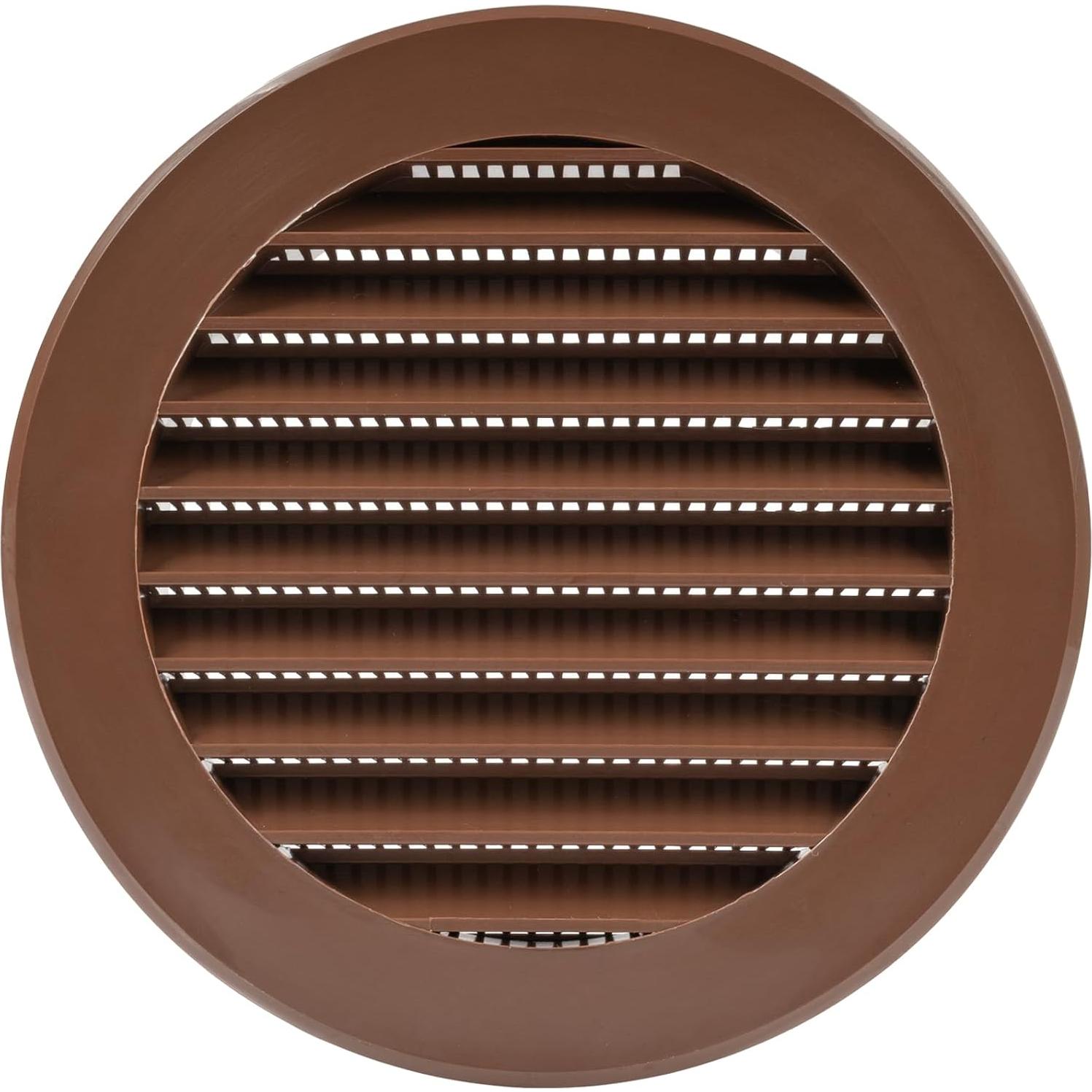 Cubiertas de Ventilación Soffit 10.16 cm Marrón - Paquete de 5