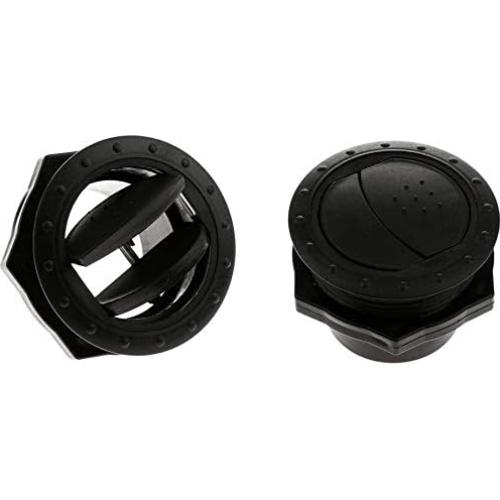 Deflector de Aire Acondicionado 2 Pcs YOUNGKY-S Negro 60mm