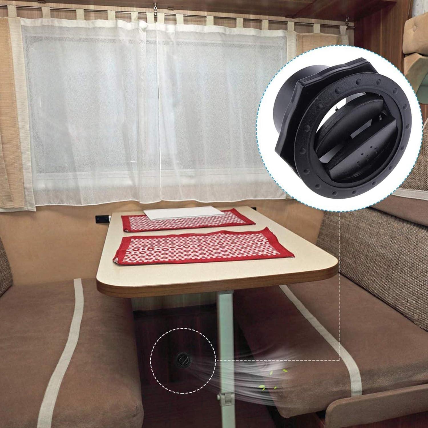 Deflector de Aire Acondicionado 2 Pcs YOUNGKY-S Negro 60mm