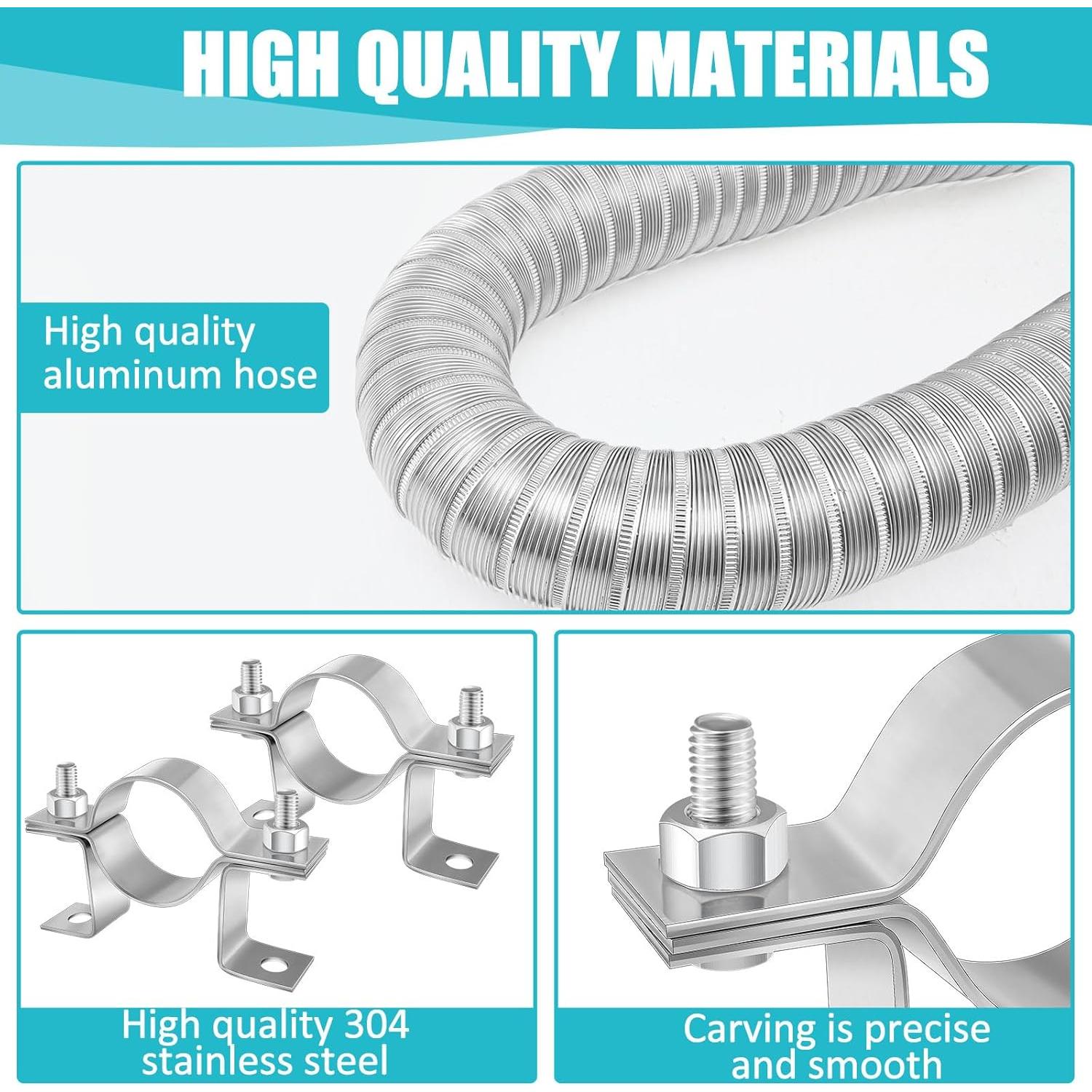 Kit de Aire Exterior Zonon para Estufas de Pellets 2" x 152.4 cm