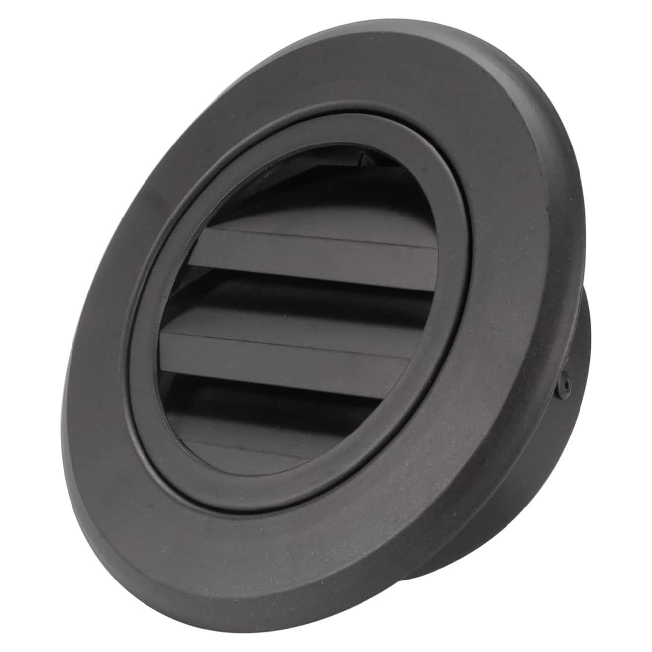 Rejilla de Ventilación de Aluminio Hon&Guan 100mm Negra