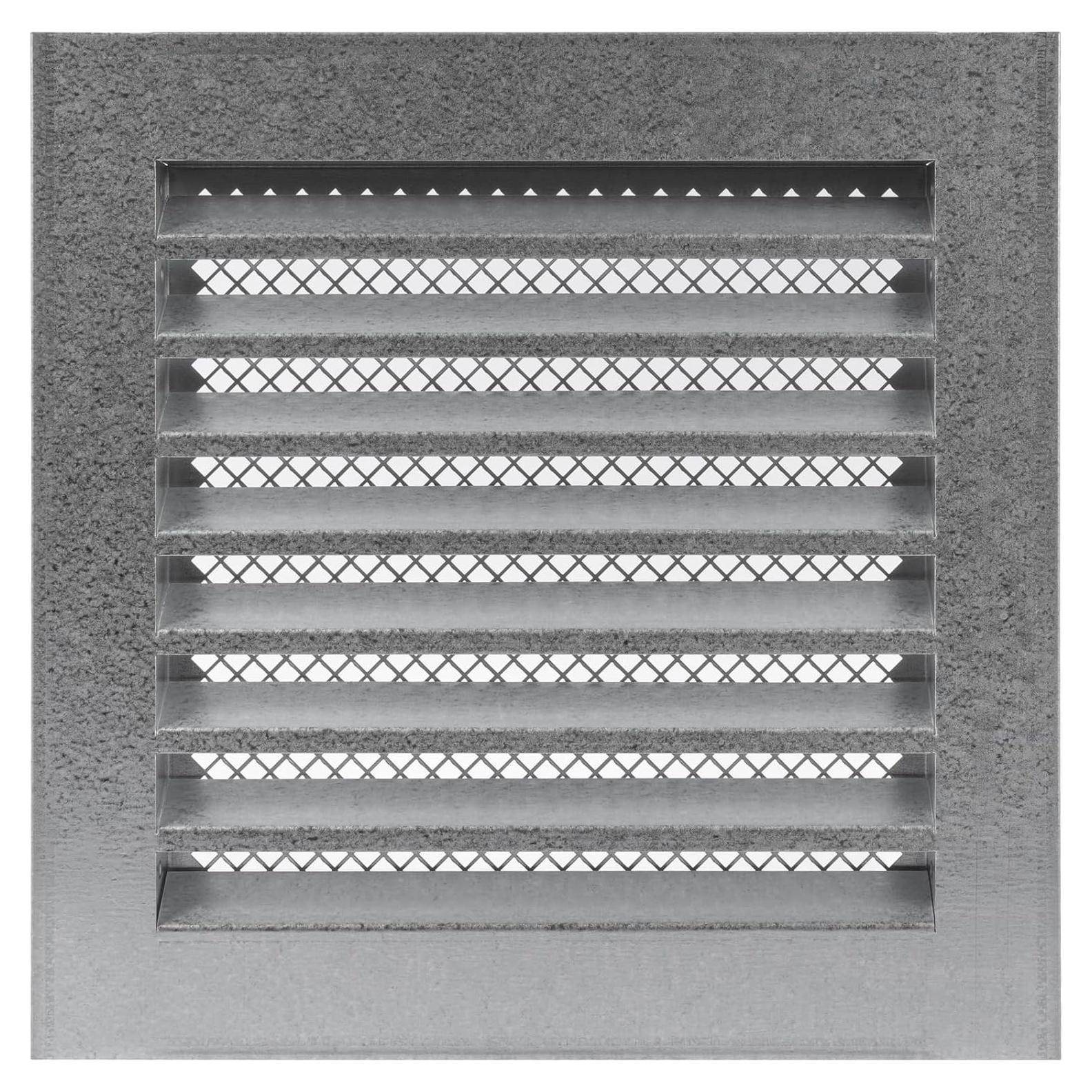 Rejilla de Ventilación 20x20 cm Acero Galvanizado ECOPRO VENT