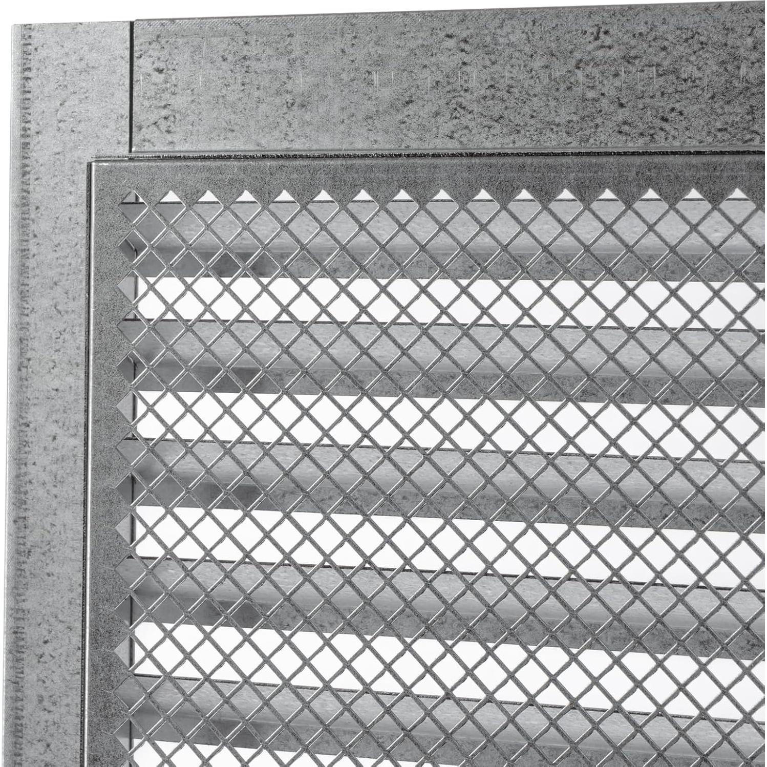 Rejilla de Ventilación 20x20 cm Acero Galvanizado ECOPRO VENT