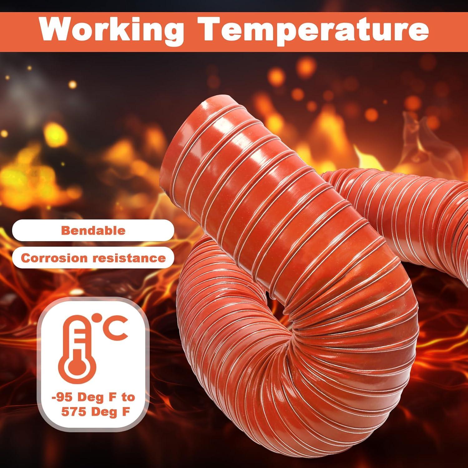 Manguera de Aire Automotriz NOWBALL 3.5" x 1m Silicona