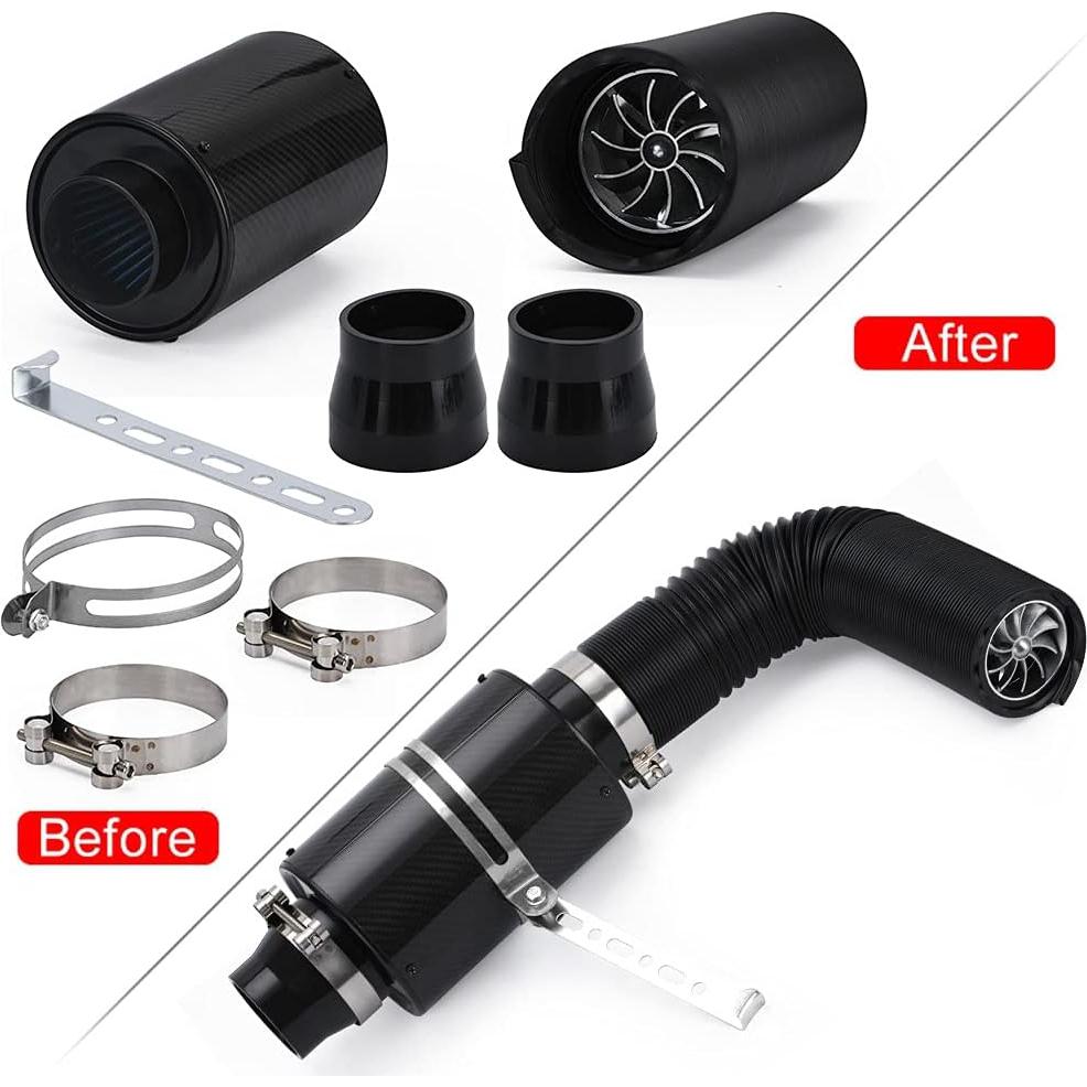 Kit de Admisión de Aire Frío PTNHZ Universal con Ventilador