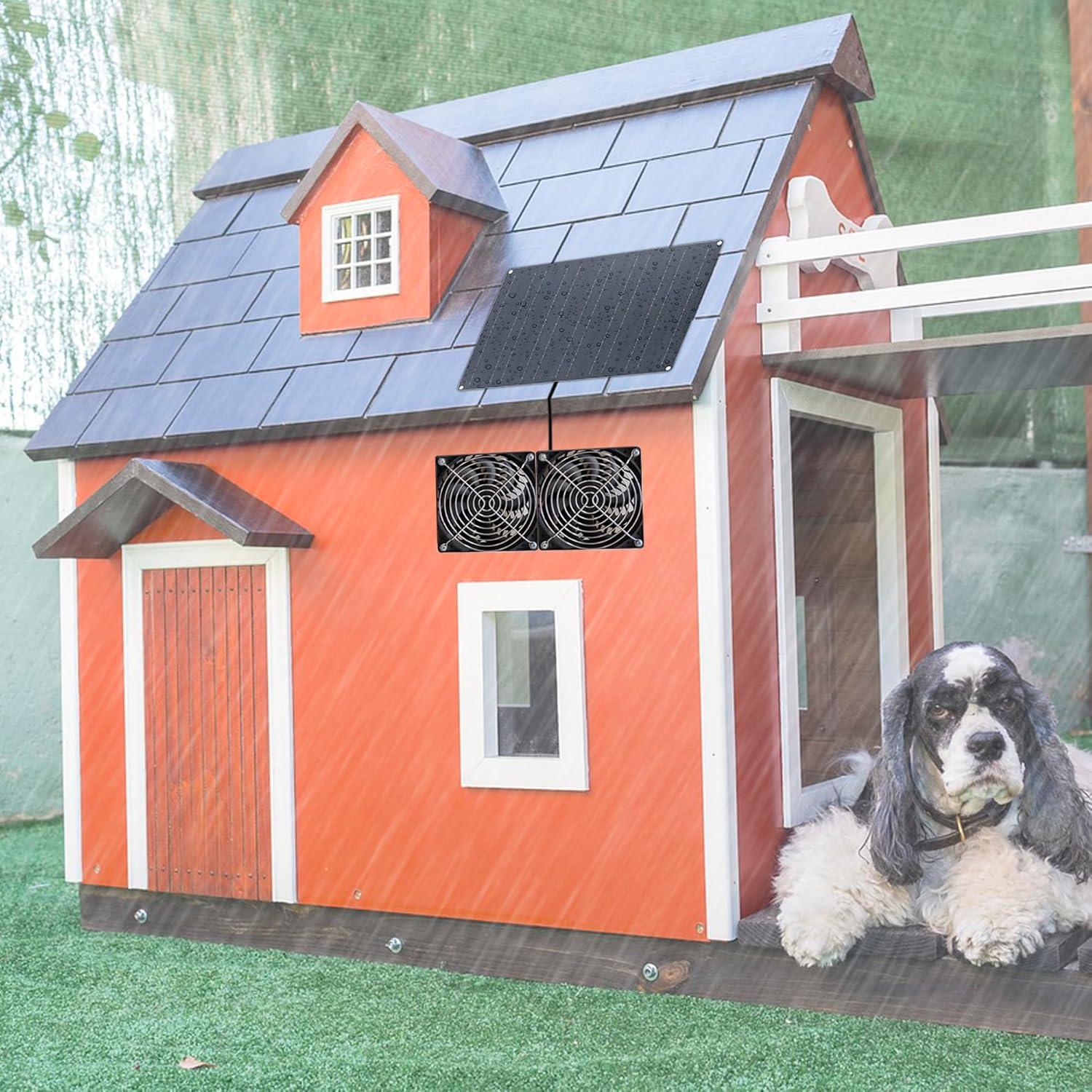 Ventilador Solar DFTIM 15W Monocristalino Impermeable 23.8x17.2cm