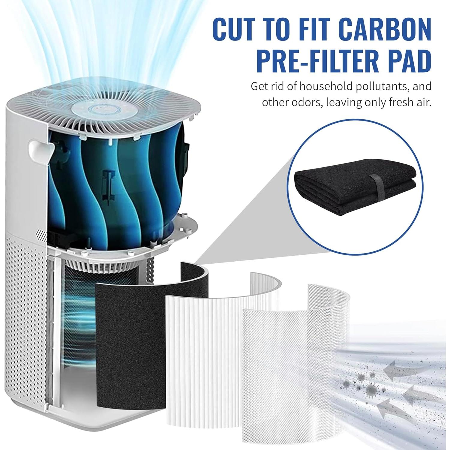 Almohadilla de Pre-Filtro de Carbón CFS 40x122 cm - Universal