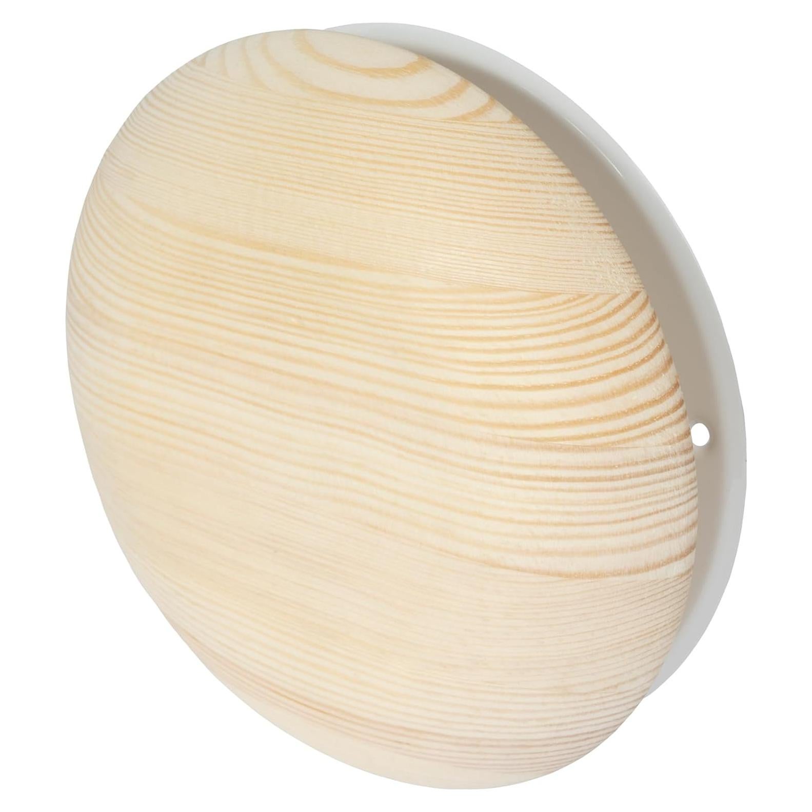 Repa Market ø4" Inch Wooden Air Diffuser - Adjustable Pine Tree Sauna Air Vent Cover - Round Wood Air Intake, Supply and Exhaust Indoor Ventilation Deflector - Round Ducting, Home, Sauna Accessories