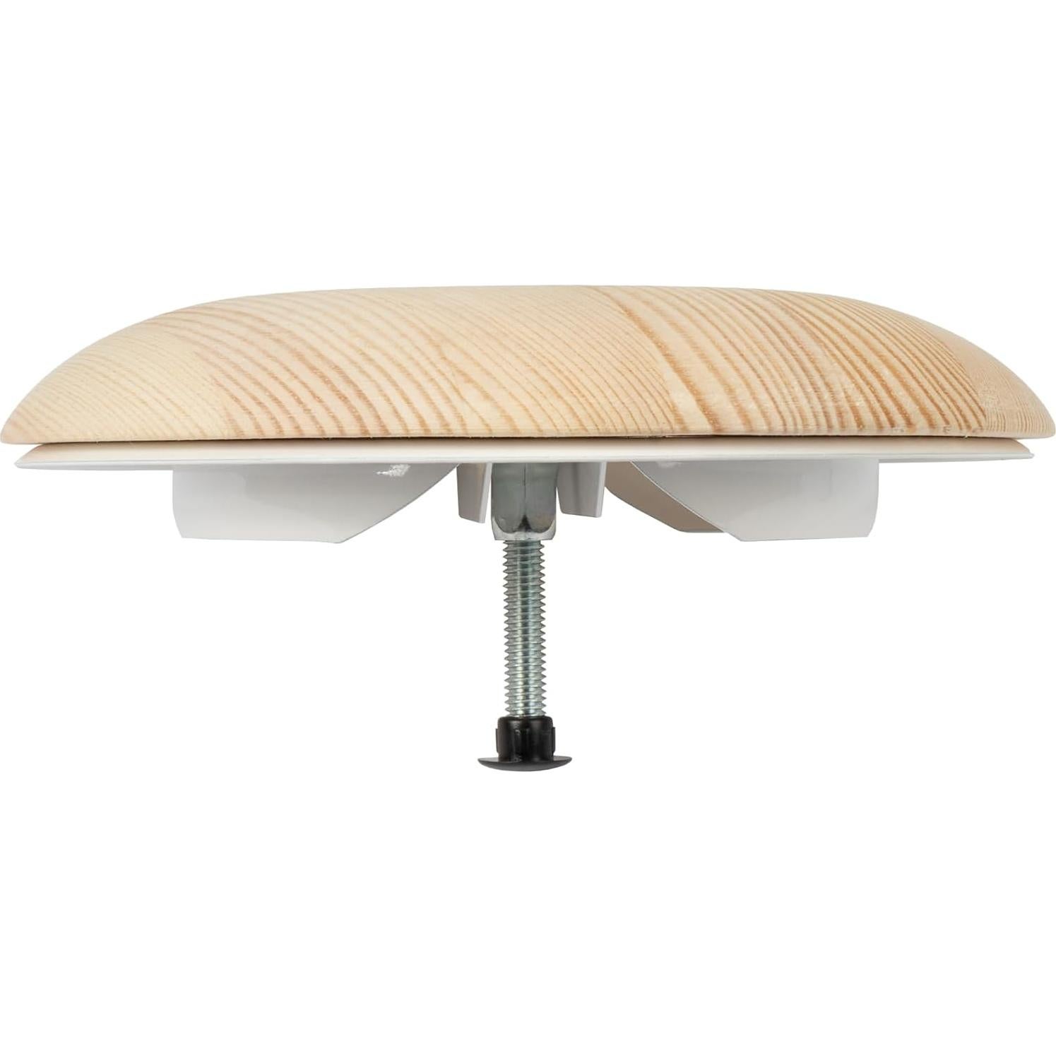 Repa Market ø4" Inch Wooden Air Diffuser - Adjustable Pine Tree Sauna Air Vent Cover - Round Wood Air Intake, Supply and Exhaust Indoor Ventilation Deflector - Round Ducting, Home, Sauna Accessories