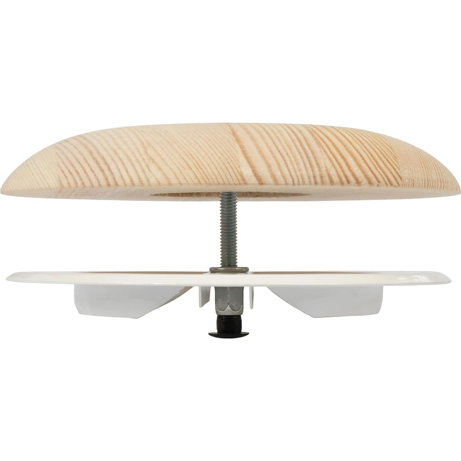 Repa Market ø4" Inch Wooden Air Diffuser - Adjustable Pine Tree Sauna Air Vent Cover - Round Wood Air Intake, Supply and Exhaust Indoor Ventilation Deflector - Round Ducting, Home, Sauna Accessories