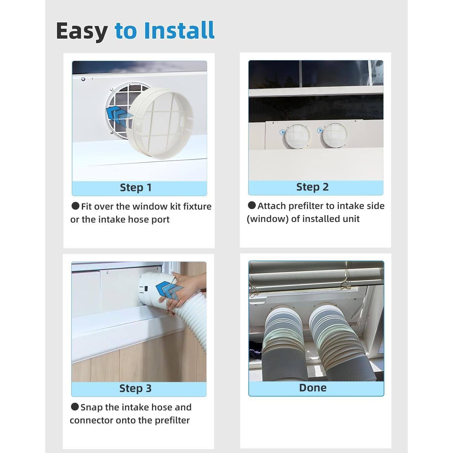 Filtro Previo Lavable EROFORMOS 12.7 cm para Aire Acondicionado