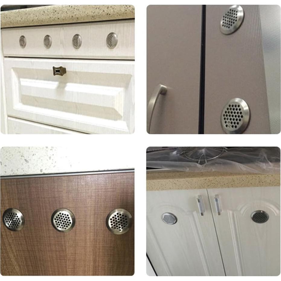 20 Ventilaciones Circulares de Acero Inoxidable 53mm FOCCTS