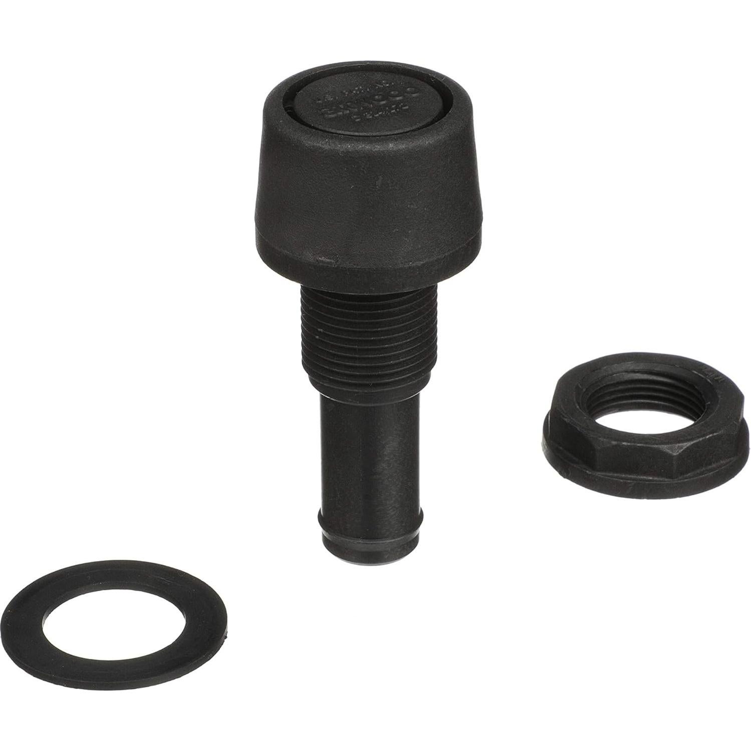 Ventilación de Combustible Attwood 1607-3 Polipropileno Negro