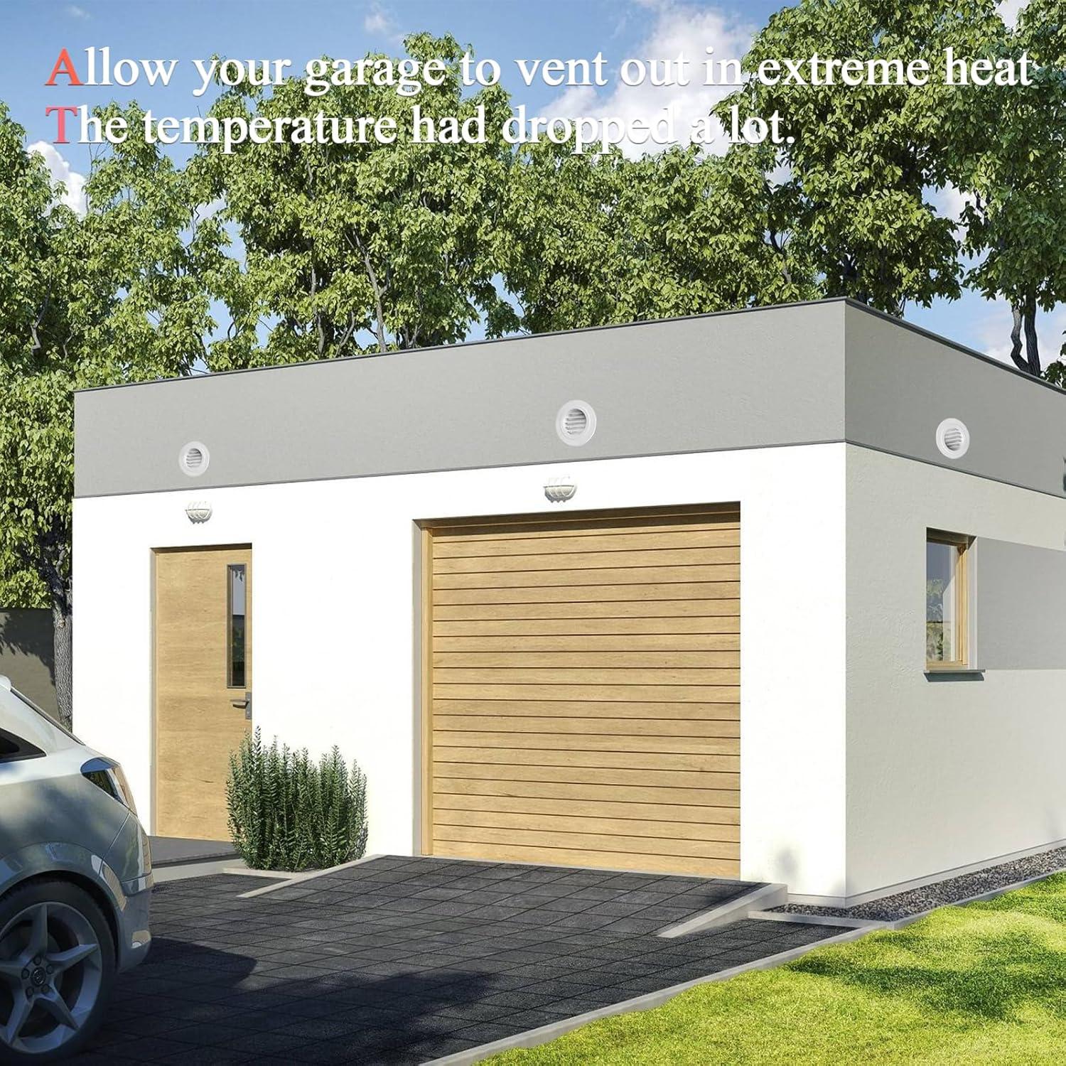 Rejillas de Soffit 4" ABS CuteHook - 2 Paquetes Ventilación